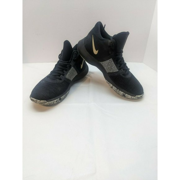 nike air precision black and gold